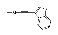 2-(1-benzothiophen-3-yl)ethynyl-trimethylsilane Structure