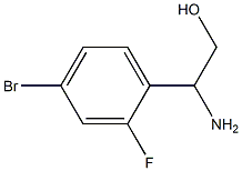 2-氨基-2-(4-溴-2-氟苯基)乙烷-1-醇结构式