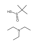 triethylamine 2-methylpropane-2-sulfinothioate结构式