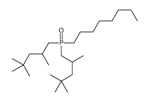 1-[bis(2,4,4-trimethylpentyl)phosphoryl]octane Structure