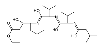 Isovaleryl-Val-Val-Sta-OEt结构式
