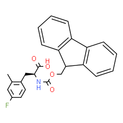 Fmoc-L-2-methyl-4-fluorophe结构式