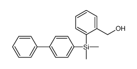 {2-[Dimethyl(4-phenylphenyl)silyl]phenyl}methanol图片