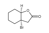 3a-bromo-hexahydro-benzofuran-2-one结构式