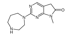 2-(1,4-diazepan-1-yl)-7-methyl-5H-pyrrolo[2,3-d]pyrimidin-6-one Structure