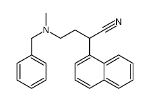 α-[2-[Benzyl(methyl)amino]ethyl]-1-naphthaleneacetonitrile Structure