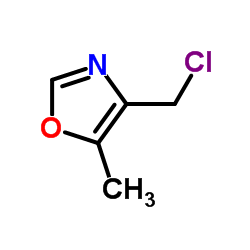 4-(Chloromethyl)-5-methyl-1,3-oxazole结构式