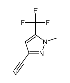 1-methyl-5-(trifluoromethyl)-1H-pyrazole-3-carbonitrile Structure