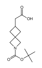 6-Carboxymethyl-2-Aza-Spiro[3.3]Heptane-2-Carboxylic Acid Tert-Butyl Ester Structure