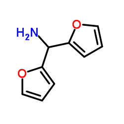 1,1-Di(2-furyl)methanamine Structure