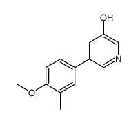 5-(4-methoxy-3-methylphenyl)pyridin-3-ol结构式