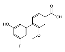 4-(3-fluoro-5-hydroxyphenyl)-3-methoxybenzoic acid Structure