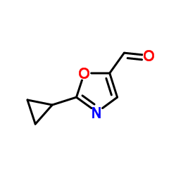 2-cyclopropyloxazole-5-carbaldehyde picture
