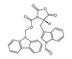 fmoc-trp(for)-n-carboxyanhydrid结构式