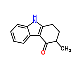 3-Methyl-1,2,3,9-tetrahydro-4H-carbazol-4-one结构式