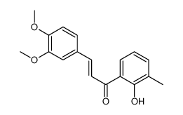 3-(3,4-dimethoxyphenyl)-1-(2-hydroxy-3-Methylphenyl)prop-2-en-1-one structure