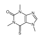 6-thiocaffeine Structure