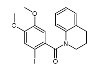 6-iodo-3,4-dimethoxy-N-tetrahydroquinolyl-benzamide Structure