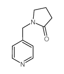 1-(Pyridin-4-ylmethyl)pyrrolidin-2-one Structure