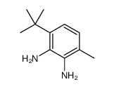1,2-Benzenediamine,3-(1,1-dimethylethyl)-6-methyl-结构式