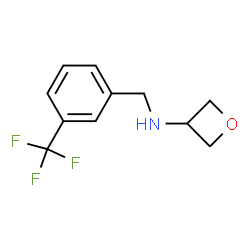 N-[3-(Trifluoromethyl)benzyl]oxetan-3-amine结构式