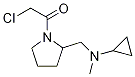 2-Chloro-1-{2-[(cyclopropyl-Methyl-aMino)-Methyl]-pyrrolidin-1-yl}-ethanone Structure