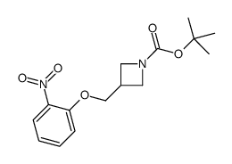 1-BOC-3-(2-nitrophenoxyMethyl)azetidine结构式