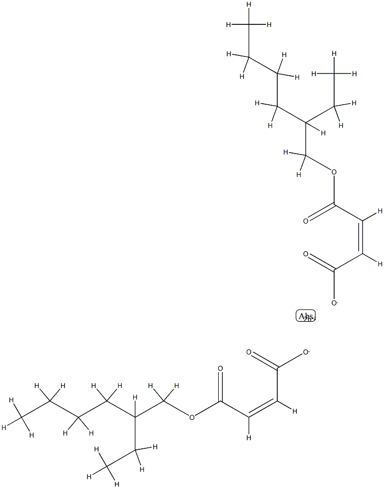 zinc bis(2-ethylhexyl) dimaleate Structure
