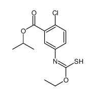 propan-2-yl 2-chloro-5-(ethoxycarbothioylamino)benzoate结构式