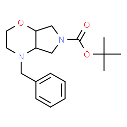 4-苄基-八氢吡咯并[3,4-b]吗啉-6-羧酸叔丁酯图片