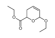 6-Ethoxy-3,6-dihydro-2H-pyran-2-carboxylic acid ethyl ester结构式