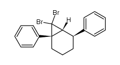 7,7-Dibrom-1,exo-5-diphenylbicyclo[4.1.0]heptan结构式