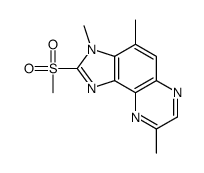 3,4,8-trimethyl-2-methylsulfonylimidazo[4,5-f]quinoxaline Structure