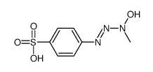 4-[[hydroxy(methyl)amino]diazenyl]benzenesulfonic acid Structure