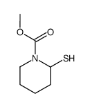 1-Piperidinecarboxylic acid,2-mercapto-,methyl ester结构式