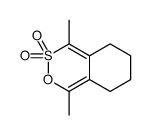 1,4-dimethyl-5,6,7,8-tetrahydro-2,3λ6-benzoxathiine 3,3-dioxide结构式