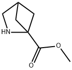 2-Aza-bicyclo[2.1.1]hexane-1-carboxylic acid methyl ester结构式
