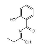 2-hydroxy-N-propanoylbenzamide结构式