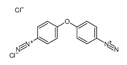 4-(4-diazoniophenoxy)benzenediazonium,dichloride Structure