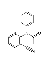 N-(3-cyanopyridin-2-yl)-N-(p-tolyl)acetamide结构式