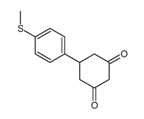 5-(4-METHYLSULFANYL-PHENYL)-CYCLOHEXANE-1,3-DIONE structure