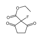 ethyl 1-fluoro-2,5-dioxocyclopentane-1-carboxylate Structure