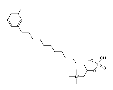 [14-(3-iodophenyl)-2-phosphonooxytetradecyl]-trimethylazanium结构式