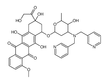 N,N-bis(3-pyridylmethyl)adriamycin structure