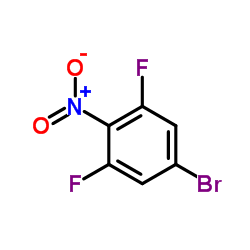 5-溴-1,3-二氟-2-硝基苯结构式