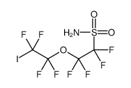 1,1,2,2-TETRAFLUORO-2-(1,1,2,2-TETRAFLUORO-2-IODOETHOXY)-ETHANESULFONAMIDE Structure