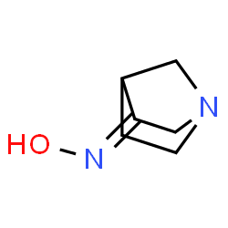 1-Azabicyclo[2.2.1]heptan-3-one,oxime,(E)-(9CI) Structure