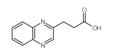 2-Quinoxalinepropanoicacid structure