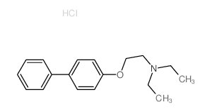 Ethanamine,2-([1,1'-biphenyl]-4-yloxy)-N,N-diethyl-, hydrochloride (1:1) picture