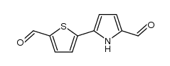 5-(5-Formyl-2-thienyl)-1H-2-pyrrolecarboxaldehyde结构式